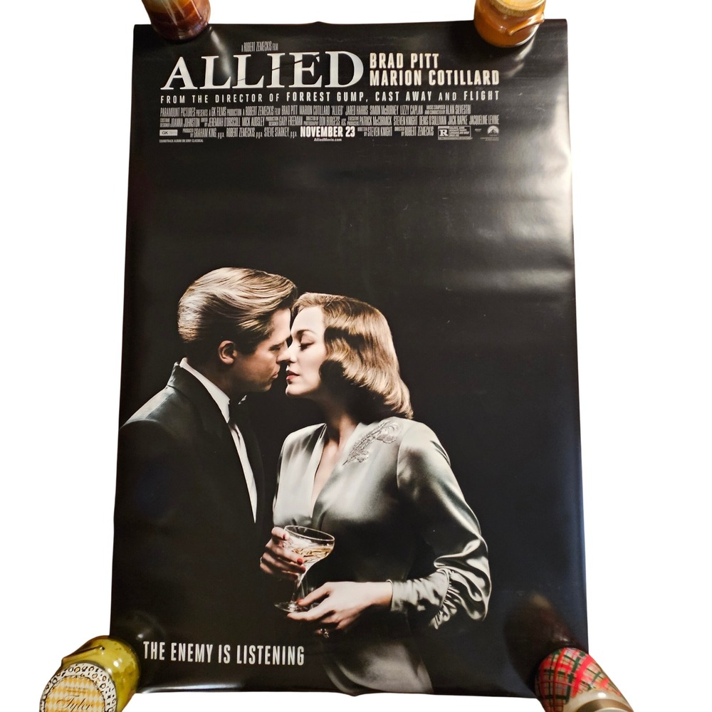 Allied: Story of Allied 2016 Promo Movie‎ Poster 27x40 Lizzy Caplan, Graham King